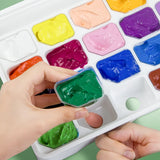 Marley Jelly Guache Paint Set para Crianças, Tinta Acrílica, Pintura Artística DIY, Tinta Graffiti, Adequado para Crianças Iniciantes, 30ml, 24 Cores