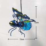 Metal Ants Garden Decoration Fence Lawn Bedroom Living Room Hanging Wall Decoration 3D Sculpture Ants Art Decoration Ornament