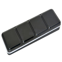 AOOKMIYA  Metal Empty Solid Watercolor Box Case Tin for 24 Colors Artist Drawing Paint Box Palette Professionals Painting Art Supplies