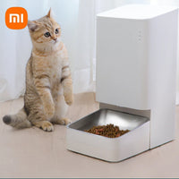 Mijia Intelligent Pet Automatic Feeding Machine 3.6L Large Capacity Stainless Steel for Cats Dogs Timed Feeding Implement