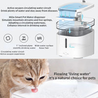 Mijia Smart Pet Cat Water Dispenser 2L Large Capacity Water Automatic Circulating Filtration Flow Water Dispenser for Dog