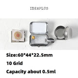 Mini Caixa De Pintura Portátil Aquarela Paint Dispenser Set Viagem Aquarela Paint Set 10/16 Grids Aquarela Paleta Caixa Vazia