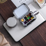 Mini Caixa De Pintura Portátil Aquarela Paint Dispenser Set Viagem Aquarela Paint Set 10/16 Grids Aquarela Paleta Caixa Vazia