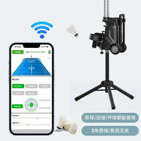 AOOKMIYA Mini I Badminton Serving Machine Portable PB-Min Badminton Serving Machine Single Barrel Badminton Feeding Machine