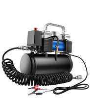 Mini Inflator do pneu do carro, compressor de ar pequeno, pintura do pulverizador, 12V, 220V