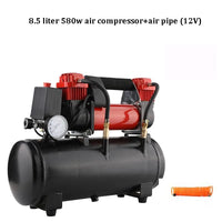 Mini Inflator do pneu do carro, compressor de ar pequeno, pintura do pulverizador, 12V, 220V