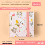 Mini Livro Aquarela Tecido, 300g, Polpa De Madeira, Grão Fino, Portátil, Viagem Sketchbook, Art Students, Pintura Especial, Art Supplies