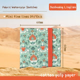Mini Livro Aquarela Tecido, 300g, Polpa De Madeira, Grão Fino, Portátil, Viagem Sketchbook, Art Students, Pintura Especial, Art Supplies