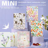 Mini Livro Aquarela Tecido, 300g, Polpa De Madeira, Grão Fino, Portátil, Viagem Sketchbook, Art Students, Pintura Especial, Art Supplies