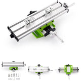 Mini Precision Milling Machine, Worktable Bench Broca, Fixture Vise, Cruz assistida, Posicionamento Ferramenta