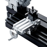 Mini Torno De Metal Aprimorado Para Processamento De Madeira De Alumínio E Materiais Plásticos, Centro Galvanizado, Aumentar, DIY, 50mm