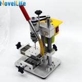 Mini furadeira de precisão cnc máquina de perfuração de mesa portátil perfurador de bancada b10 mandril metal madeira jade diy artesanato ferramenta