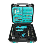 Mini máquina de gravura elétrica, ferramentas rotativas, conjunto de acessórios Dremel, máquina de polimento, ferramentas elétricas DIY