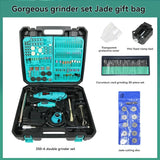 Mini máquina de gravura elétrica, ferramentas rotativas, conjunto de acessórios Dremel, máquina de polimento, ferramentas elétricas DIY