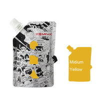 Miya himi-tintas não tóxicas para artistas e estudantes, 1 saco, 100ml, gelatina única, cores vibrantes, óleo, óleo