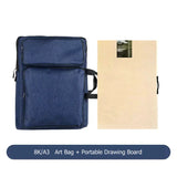 MoeTron-Bolsa de desenho infantil, bolsa de arte para desenho, mochila A3, estojo de carteira de arte, cores, moda, 8K
