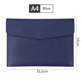 MoeTron-Bolsa organizadora de documentos em couro, Porta documentos, A5 Envelope, A6, Bolsa fêmea