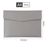 MoeTron-Bolsa organizadora de documentos em couro, Porta documentos, A5 Envelope, A6, Bolsa fêmea