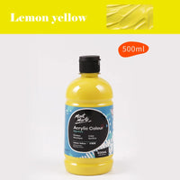Mont Marte Acrylic Paint 500ml Professional Waterproof Drawing Painting Pigment  Hand Painted Wall Drawing Crafts Art Supplies