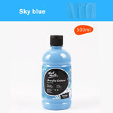 Mont Marte Acrylic Paint 500ml Professional Waterproof Drawing Painting Pigment  Hand Painted Wall Drawing Crafts Art Supplies