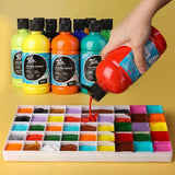 Mont Marte Acrylic Paint 500ml Professional Waterproof Drawing Painting Pigment  Hand Painted Wall Drawing Crafts Art Supplies