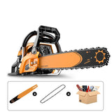 Motosserra pequena multifuncional, Serra de cadeia profissional, Motosserra a gasolina para corte de madeira