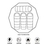 Mountain Outdoor Camping Inflatable Tent Large Vinyl Camping Landing Tent Overnight Camping Rainproof Sunscreen Inflatable Tent