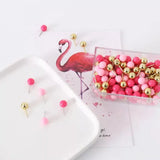 Multi Color Ball Push Pins, Cork Board, Photo Wall, Tachas Thumb, Pins De Desenho De Mapa De Madeira, 120Pcs