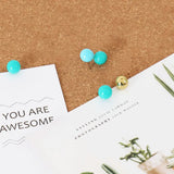 Multi Color Ball Push Pins, Cork Board, Photo Wall, Tachas Thumb, Pins De Desenho De Mapa De Madeira, 120Pcs