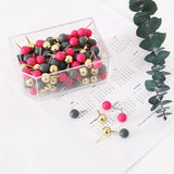 Multi Color Ball Push Pins, Cork Board, Photo Wall, Tachas Thumb, Pins De Desenho De Mapa De Madeira, 120Pcs