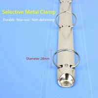 Multi-color A3 Binder 4 Rings A3 Folder For Document Storage HD Transparent Sleeves Ring Binder Folder With Rings
