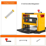 Multi-função Woodworking Press Planer, plaina elétrica, madeira espessura plaina, ferramentas para trabalhar madeira, 2000W
