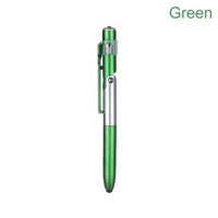 Multifunções Caneta Esferográfica com Luz LED, 4 em 1, Dobre o Suporte do Telefone, Noite Leia, Lápis de Escrita, Escritório, Escola, Papelaria Estudante