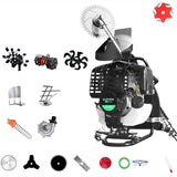Multifunções Grass Cutter Erradicator, aparar Ferramentas De Corte, Cortador De Escova, Motor A Gasolina, Mochila, Gasolina Mower, 4 Curso