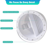 AOOKMIYA AOOKMIYA  Multifunction Round Brushes Washer Cleaner Artist Brush Basin Paint Brush Tub with Brush Holder & Lid Palette for School Student