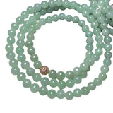 AOOKMIYA Myanmar Natural A- Level Jade Women's Jewelry Bean Color Necklace Neck Accessories Ornament with Certificate