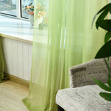 NAPEARL Gradient Tulle Curtain Window Modern Bedroom for Living Room Voile Solid Color Sheer Yarn Panel Kitchen Ready Made