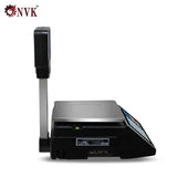 NVK TMA 30kg Smart Digital Barcode Scales With Printer Weighing Balance 15kg Receipt Bill Label Support Spanish Arabic Scale