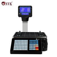 NVK TMA 30kg Smart Digital Barcode Scales With Printer Weighing Balance 15kg Receipt Bill Label Support Spanish Arabic Scale