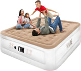 NXONE Air Mattress,18 Inch Inflatable Airbed Luxury Double High Self Inflation Deflation Queen Air Mattress WithUpgraded