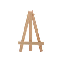 AOOKMIYA Natural Wood Mini Easel Frame Tripod Display Meeting Wedding Table Number Name Card Stand Display