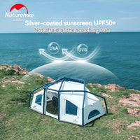 Naturehike Air 12.0 Outdoor Ultralight Inflatable Tent for 2-4 people PU2000mm Waterproof Travel Tent Camping Equipment UPF50+