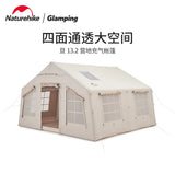 Naturehike Air 13.2 Outdoor Camp Inflatable Tent Large Space 3-4 People Tent Camping House Large Luxury Villas Family Tent