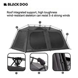 Naturehike BLACKDOG Cabin Tent Camping Automatic Tent for 5-8 Person Family Travel W/ Projection Screen Double Layer Waterproof