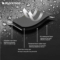 Naturehike BLACKDOG Camping Tent Automatic One-touch Dome Cabin Tent Outdoor Travel W/ Projection Screen Waterproof 5-8 Person
