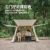 Naturehike Quick Open Tunnel Tent Outdoor Camping Rainproof Sunscreen Extended Three Halls One Room Big Quick Ope Tent