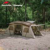 Naturehike Quick Open Tunnel Tent Outdoor Camping Rainproof Sunscreen Extended Three Halls One Room Big Quick Ope Tent