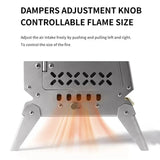 AOOKMIYA Naturehike Winter Multifunction Fire Wood Stove Outdoor Camping Lightweight Portable Firewood Heater Stove Cookware Wood Furnace