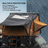 AOOKMIYA Naturnest Rooftop Tent Hard Shell 2024 Upgraded Model, Nature Nest Roof Top Tent Camping with Top Roof Rack, Aluminum Hardshell