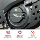 New Design 72V 8000W 35Ah Electric Motorcycle Removable Off Road Bicycle High Performance Electric Dirt Bike